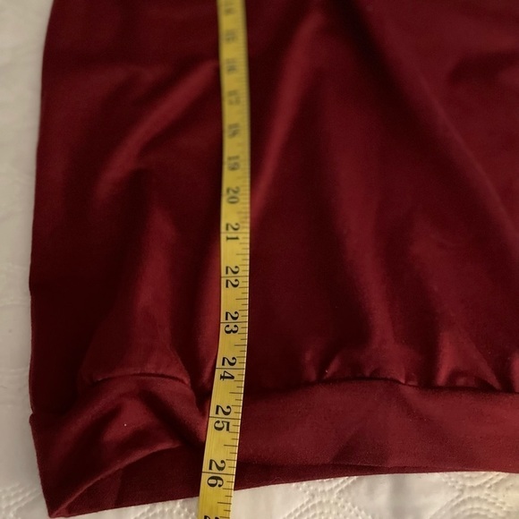 DOG MAMA Burgundy light weight Sweatshirt size L - Picture 6 of 8